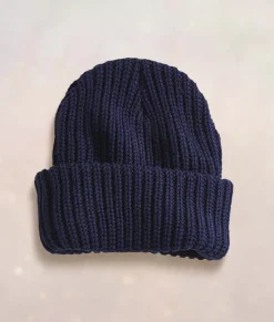 Chunky Marled Yarn And Solid Color Soft Knit Hat