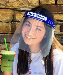 Comfort Face Shield With Elastic, Single/Discontinued