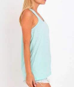 Ladies Ridiculously Soft Knotted Racerback Tank