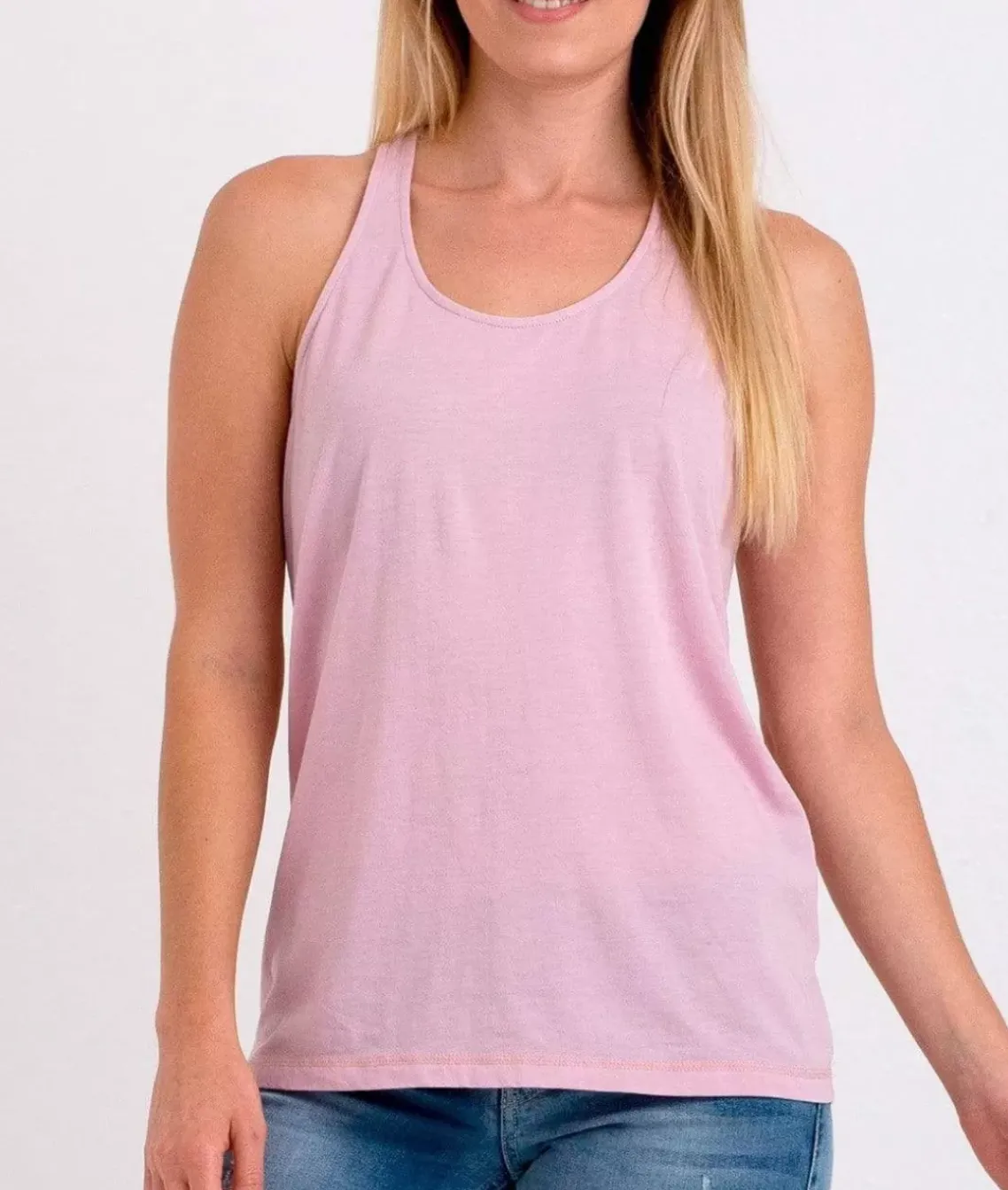 Ladies Ridiculously Soft Knotted Racerback Tank