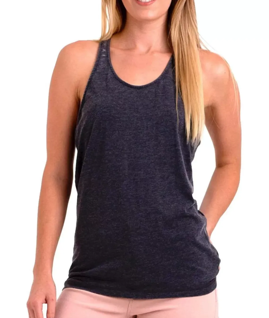 Ladies Ridiculously Soft Knotted Racerback Tank