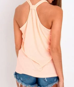 Ladies Ridiculously Soft Knotted Racerback Tank