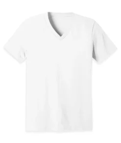 Men'S Classic Cotton Big Short Sleeve V-Neck T-Shirt