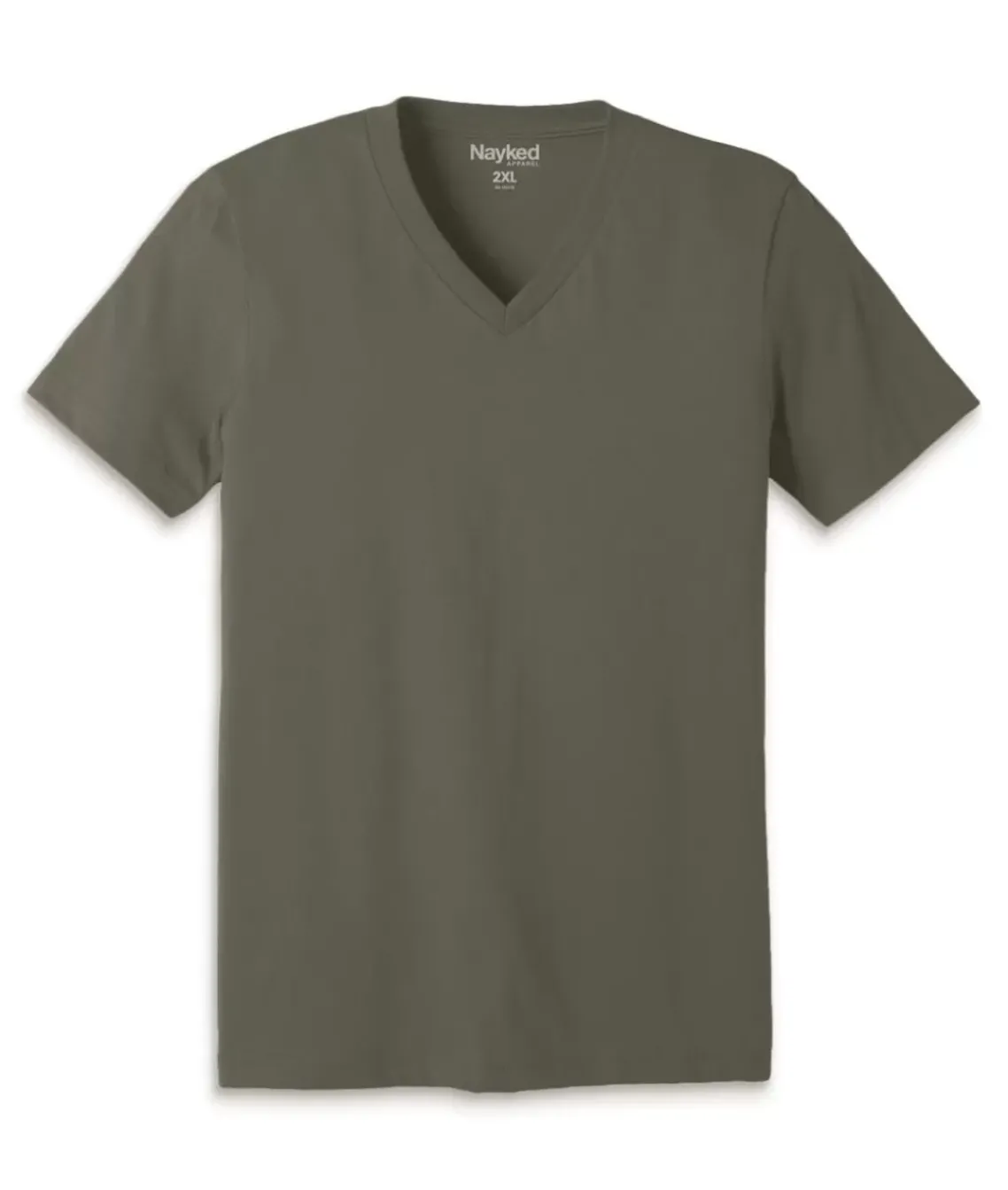 Men'S Classic Cotton Big Short Sleeve V-Neck T-Shirt