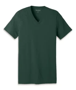 Men'S Classic Cotton Short Sleeve V-Neck T-Shirt