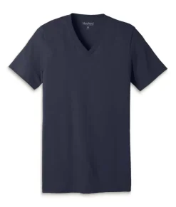 Men'S Classic Cotton Short Sleeve V-Neck T-Shirt