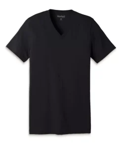 Men'S Classic Cotton Short Sleeve V-Neck T-Shirt