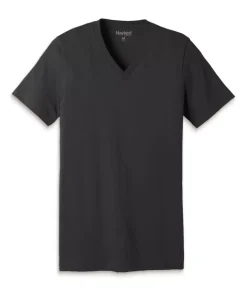 Men'S Classic Cotton Short Sleeve V-Neck T-Shirt