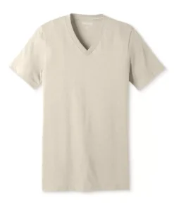 Men'S Classic Soft Heathered Short Sleeve V-Neck T-Shirt