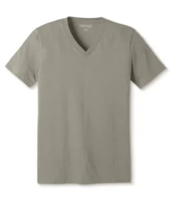 Men'S Classic Soft Heathered Big Short Sleeve V-Neck T-Shirt