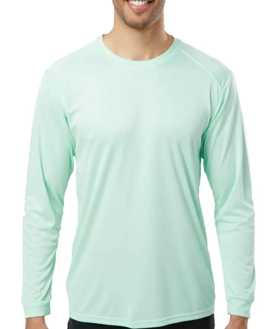 Men'S Long Islander Performance Upf Long Sleeve T-Shirt