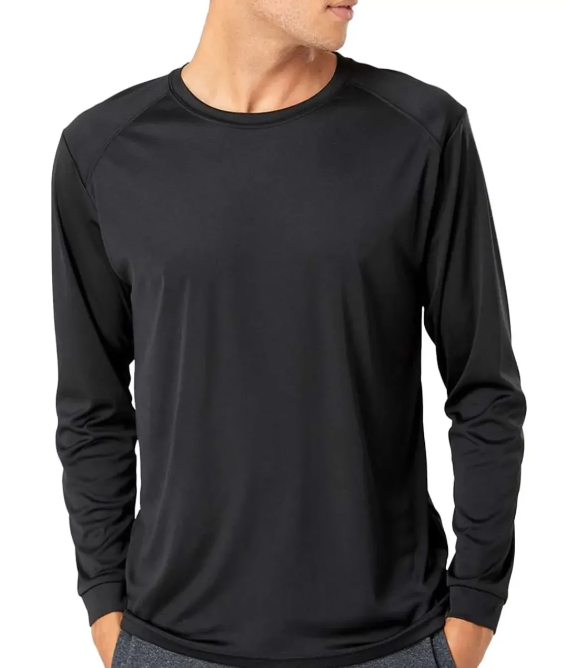 Men'S Long Islander Performance Upf Long Sleeve T-Shirt