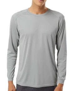 Men'S Long Islander Performance Upf Long Sleeve T-Shirt
