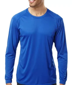 Men'S Long Islander Performance Upf Long Sleeve T-Shirt