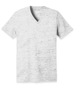 Men'S Marbled Jersey V-Neck T-Shirt