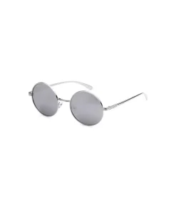 Men'S Metallic Round Sunglasses, Lifetime Guarantee