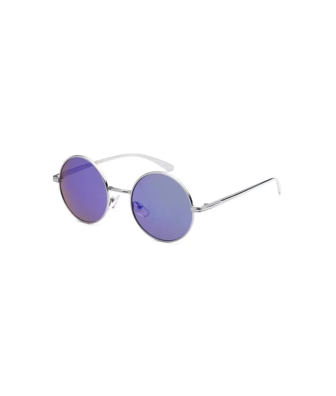 Men'S Metallic Round Sunglasses, Lifetime Guarantee