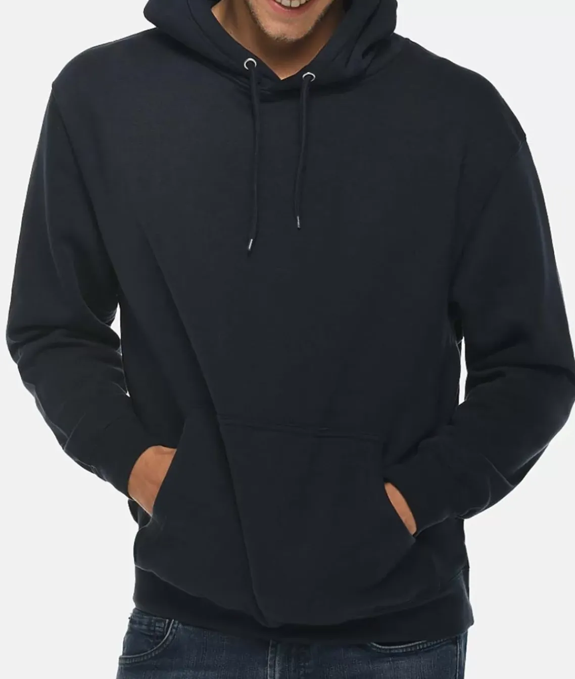 Men'S Midweight Premium Soft Pullover Sweatshirt Hoodie