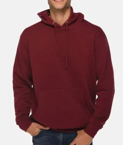 Men'S Midweight Premium Soft Pullover Sweatshirt Hoodie