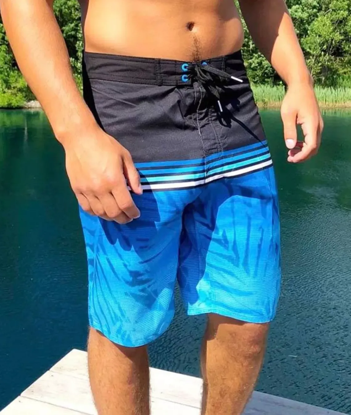 Men'S Palm Tree Board Short/Discontinued