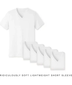 Men'S 6Pk Ridiculously Soft Lightweight V-Neck T-Shirt