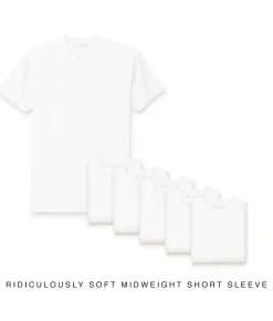 Men'S 6Pk Ridiculously Soft Midweight Crew T-Shirt