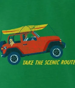 Men'S Ridiculously Soft 100% Cotton Graphic Tee | Take The Scenic Route