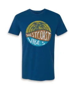 Men'S Ridiculously Soft 100% Cotton Graphic Tee | West Coast Vibes