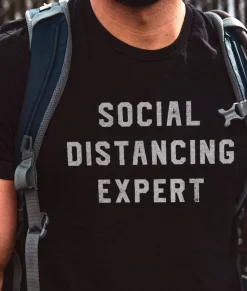 Men'S Ridiculously Soft 100% Cotton Graphic Tee | Social Distancing Expert