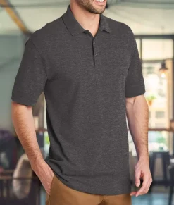 Men'S Ridiculously Soft 100% Cotton Pique Polo Shirt