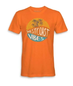 Men'S Ridiculously Soft 100% Cotton Graphic Tee | West Coast Vibes