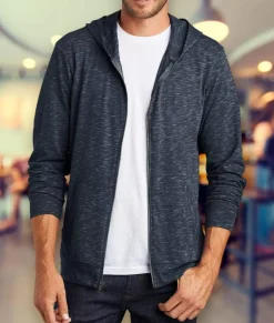 Men'S Ridiculously Soft Big Lightweight Full-Zip Hoodie