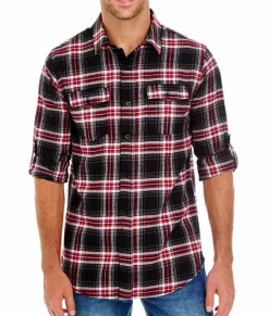 Men'S Ridiculously Soft Button Down Plaid Flannel Shirt