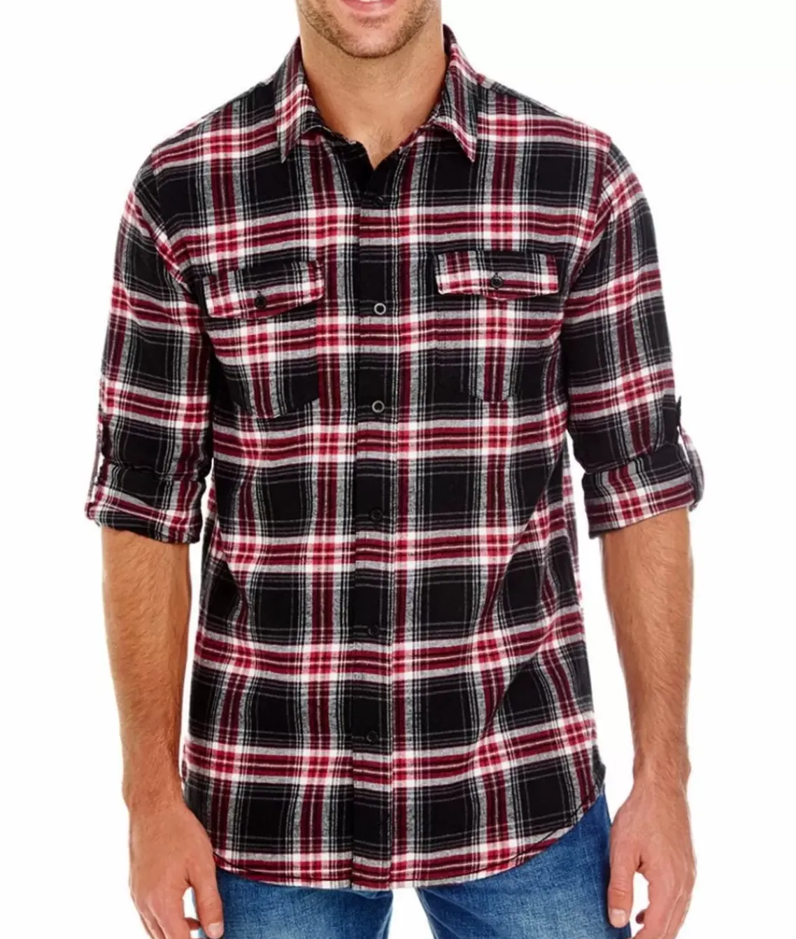 Men'S Ridiculously Soft Button Down Plaid Flannel Shirt