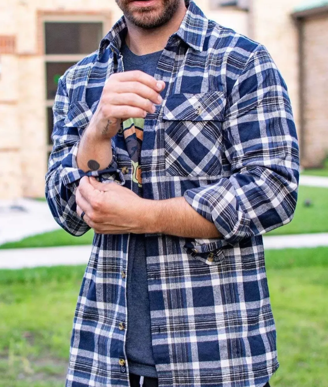Men'S Ridiculously Soft Button Down Plaid Flannel Shirt