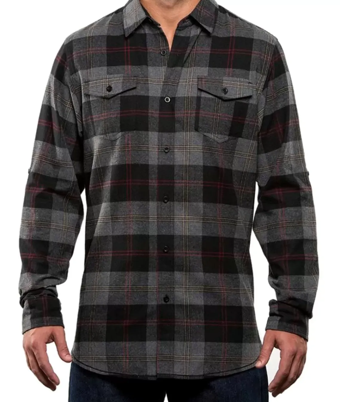 Men'S Ridiculously Soft Button Down Plaid Flannel Shirt