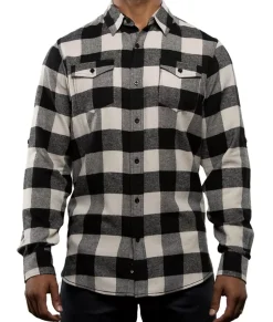 Men'S Ridiculously Soft Button Down Plaid Flannel Shirt