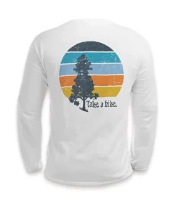 Men'S Ridiculously Soft Cotton Long Sleeve Graphic Tee | Take A Hike