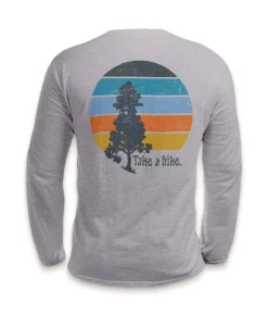 Men'S Ridiculously Soft Cotton Long Sleeve Graphic Tee | Take A Hike