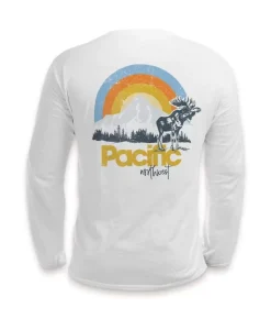 Men'S Ridiculously Soft Cotton Long Sleeve Graphic Tee | Pacific Northwest