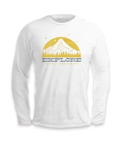 Men'S Ridiculously Soft Cotton Long Sleeve Graphic Tee | Explore