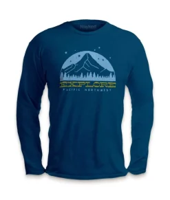 Men'S Ridiculously Soft Cotton Long Sleeve Graphic Tee | Explore