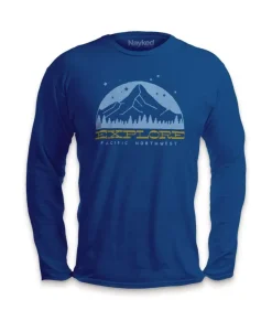 Men'S Ridiculously Soft Cotton Long Sleeve Graphic Tee | Explore