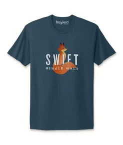 Men'S Ridiculously Soft Cotton Graphic Tee | Swift Single Malt
