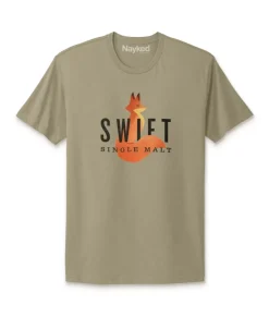 Men'S Ridiculously Soft Cotton Graphic Tee | Swift Single Malt