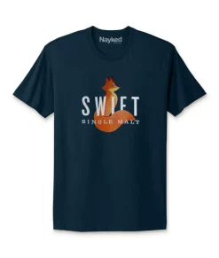 Men'S Ridiculously Soft Cotton Graphic Tee | Swift Single Malt