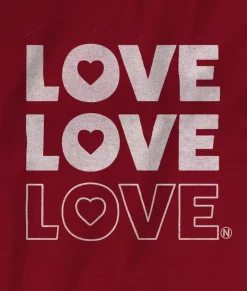 Men'S Ridiculously Soft Cotton Long Sleeve Graphic Tee | Love Love Love