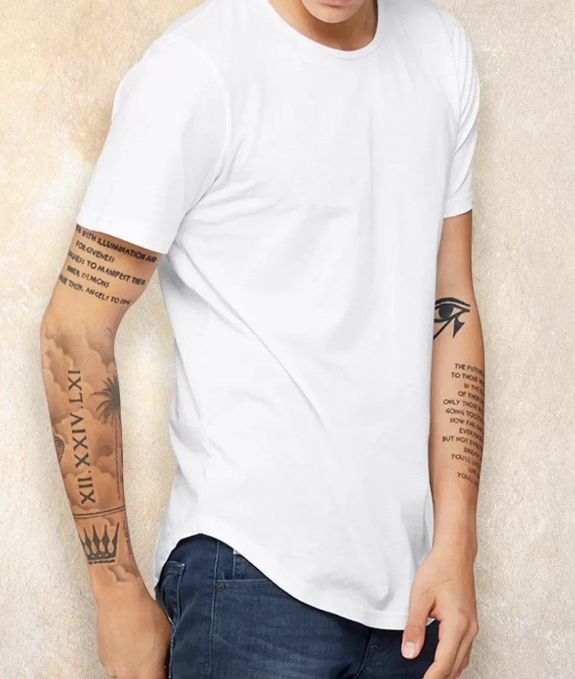 Men'S Ridiculously Soft Curved Hem Urban T-Shirt