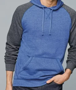 Men'S Ridiculously Soft Fleece Raglan Hoodie