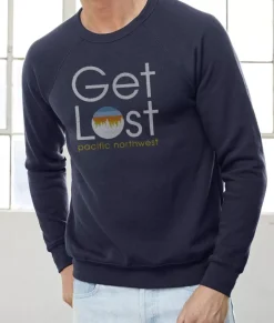 Men'S Ridiculously Soft Fleece Pullover Graphic Sweatshirt | Get Lost